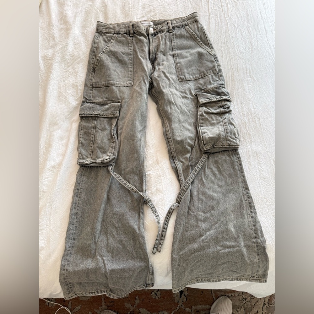 Zara Denim Gray Jeans